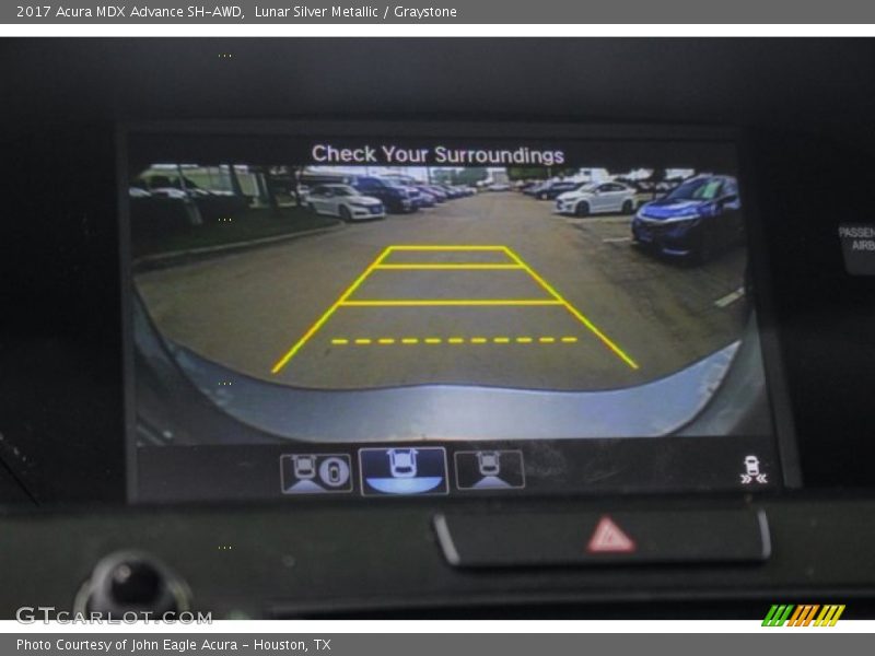 Lunar Silver Metallic / Graystone 2017 Acura MDX Advance SH-AWD