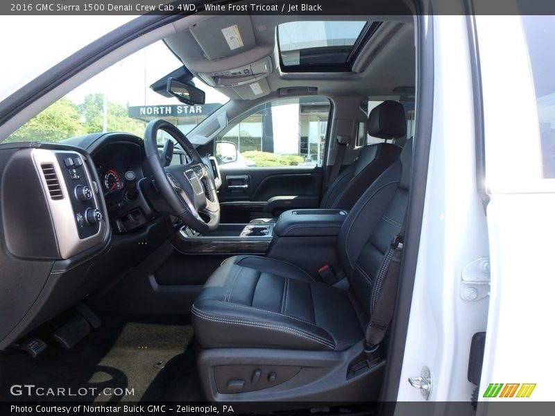White Frost Tricoat / Jet Black 2016 GMC Sierra 1500 Denali Crew Cab 4WD