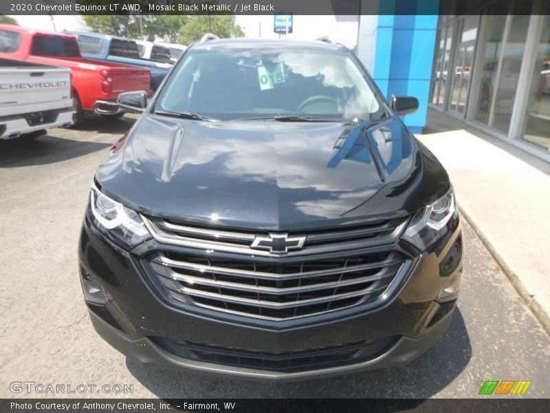Mosaic Black Metallic / Jet Black 2020 Chevrolet Equinox LT AWD