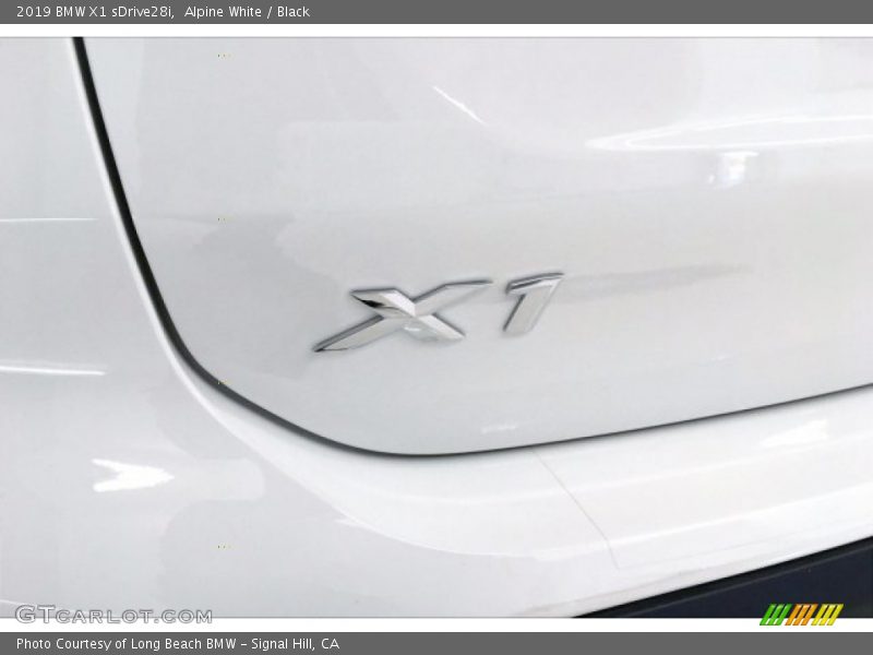 Alpine White / Black 2019 BMW X1 sDrive28i