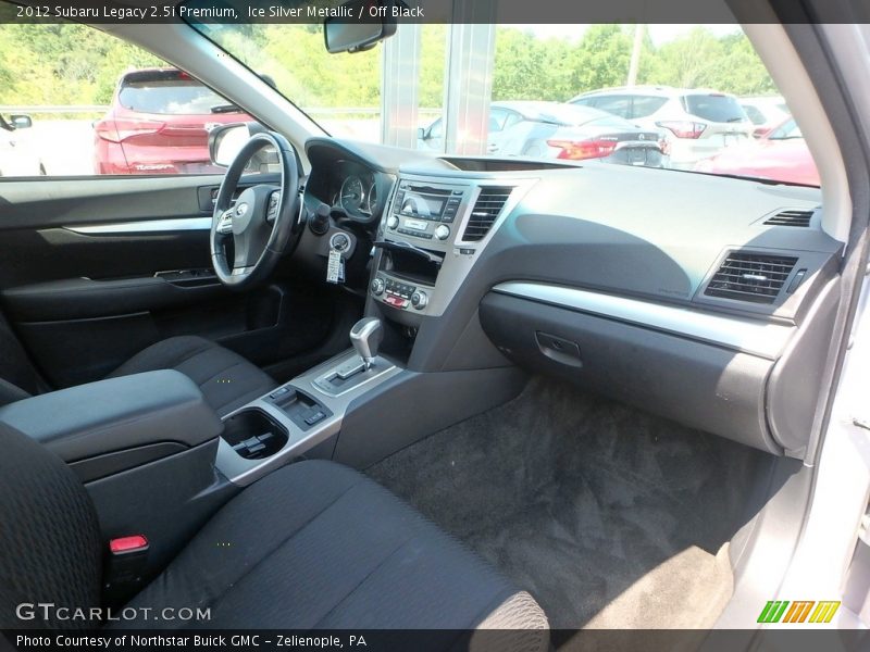 Ice Silver Metallic / Off Black 2012 Subaru Legacy 2.5i Premium