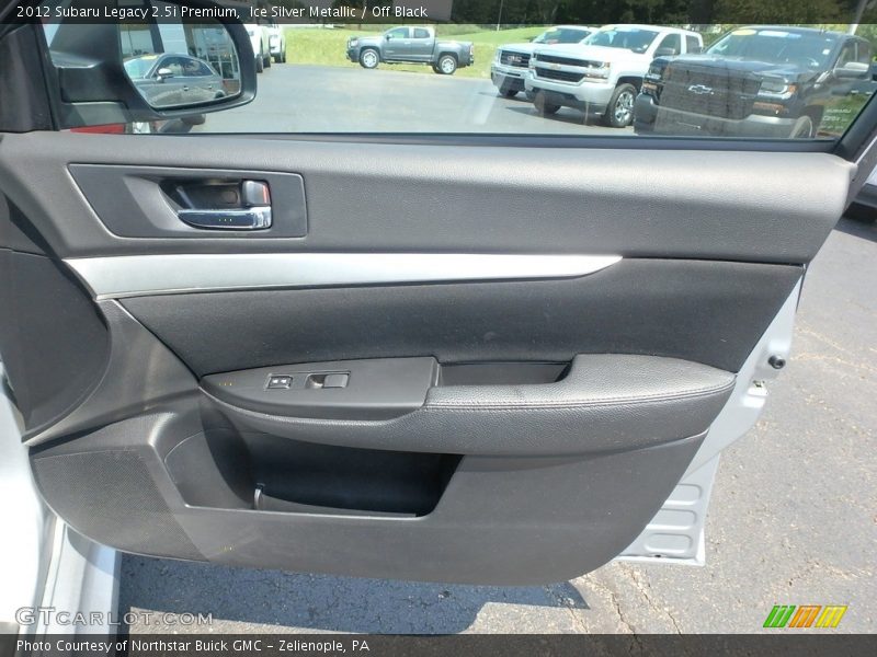 Ice Silver Metallic / Off Black 2012 Subaru Legacy 2.5i Premium