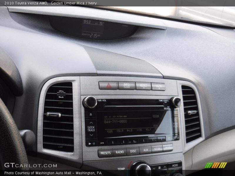Golden Umber Mica / Ivory 2010 Toyota Venza AWD