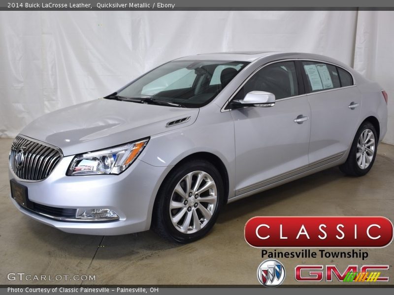 Quicksilver Metallic / Ebony 2014 Buick LaCrosse Leather