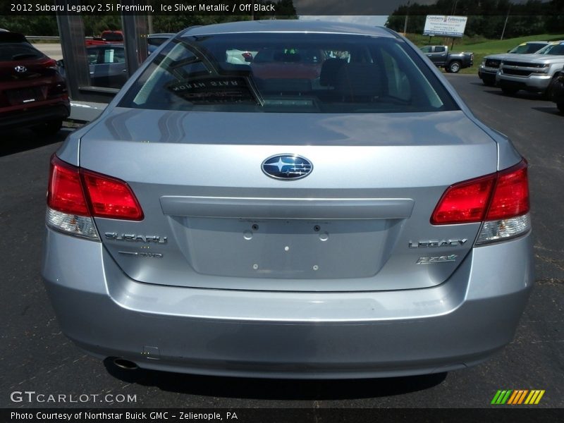 Ice Silver Metallic / Off Black 2012 Subaru Legacy 2.5i Premium