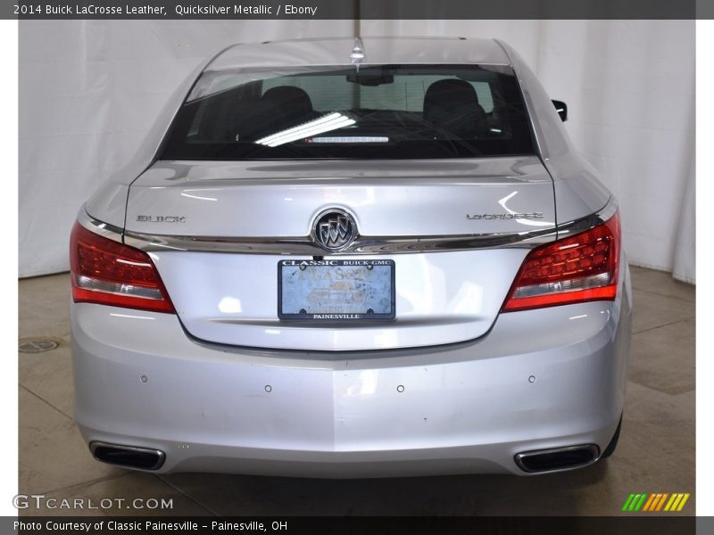 Quicksilver Metallic / Ebony 2014 Buick LaCrosse Leather