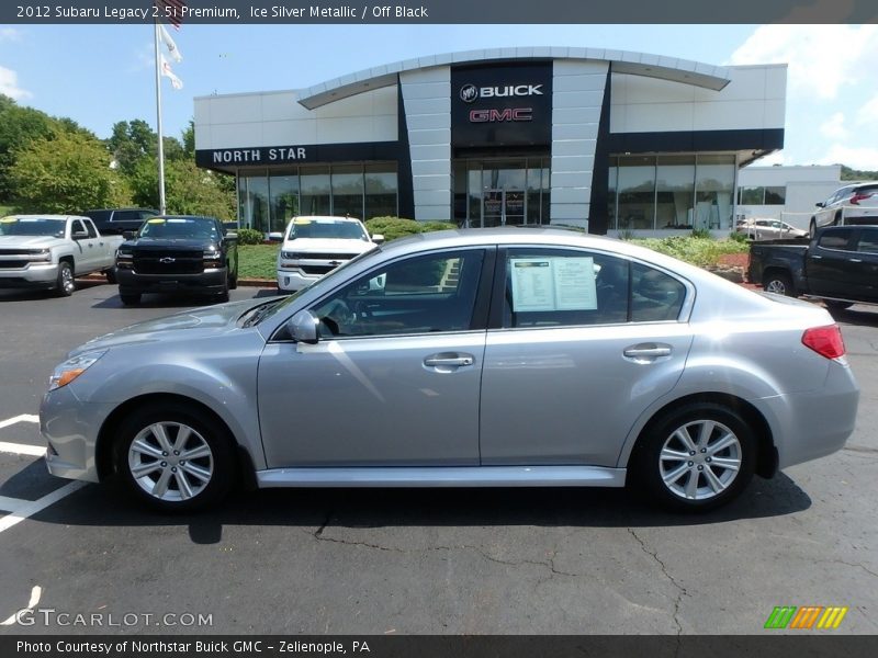 Ice Silver Metallic / Off Black 2012 Subaru Legacy 2.5i Premium