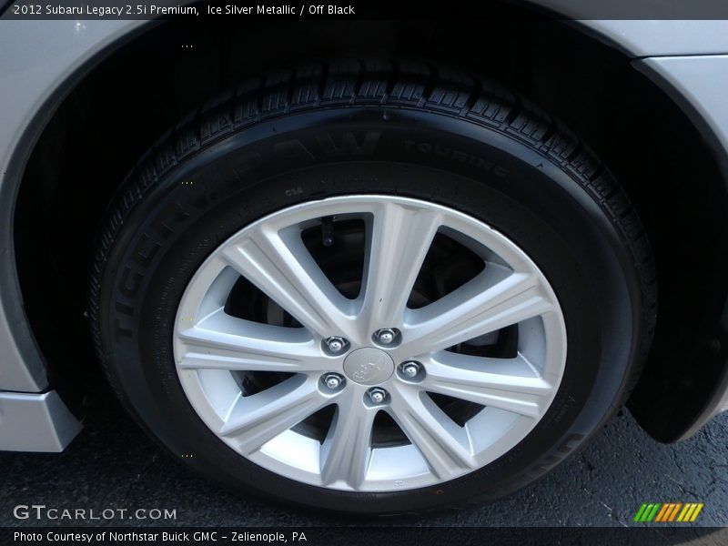 Ice Silver Metallic / Off Black 2012 Subaru Legacy 2.5i Premium