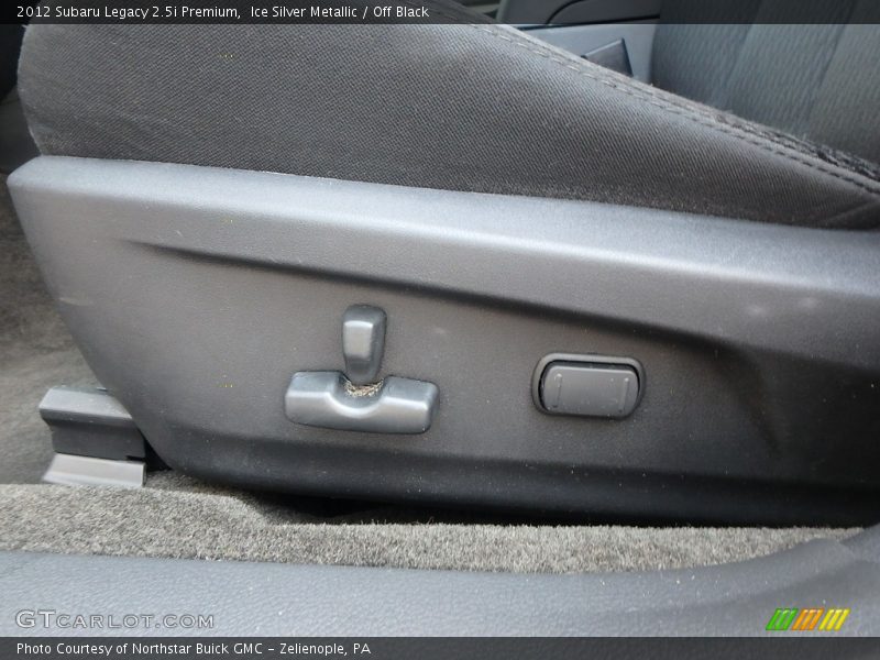 Ice Silver Metallic / Off Black 2012 Subaru Legacy 2.5i Premium