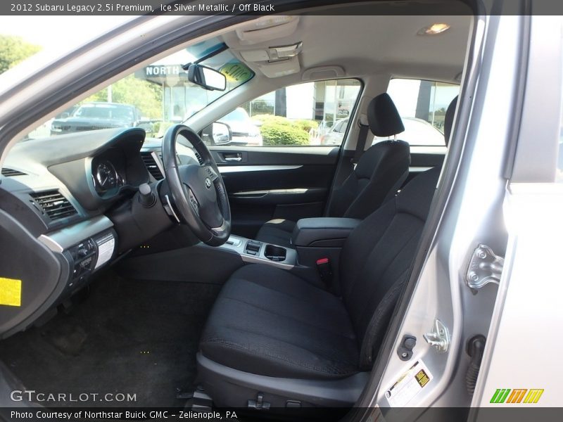 Ice Silver Metallic / Off Black 2012 Subaru Legacy 2.5i Premium