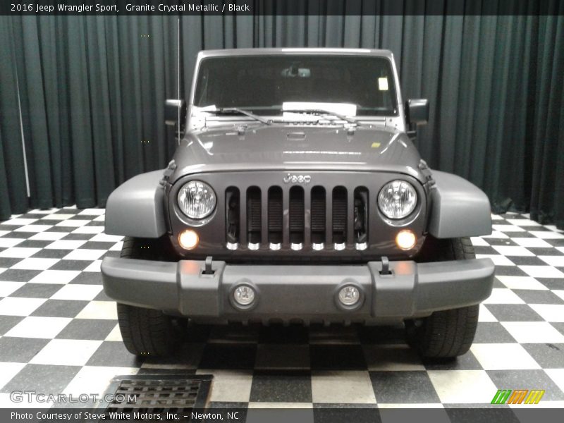 Granite Crystal Metallic / Black 2016 Jeep Wrangler Sport