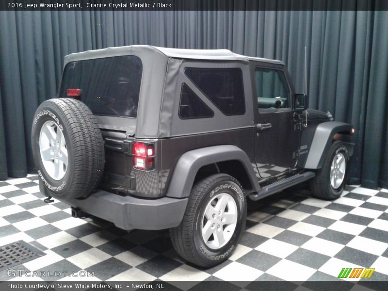 Granite Crystal Metallic / Black 2016 Jeep Wrangler Sport