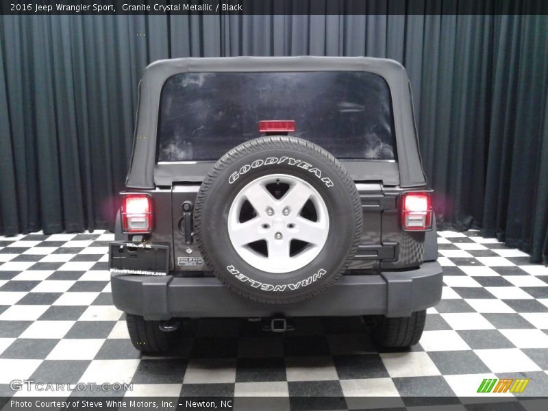 Granite Crystal Metallic / Black 2016 Jeep Wrangler Sport