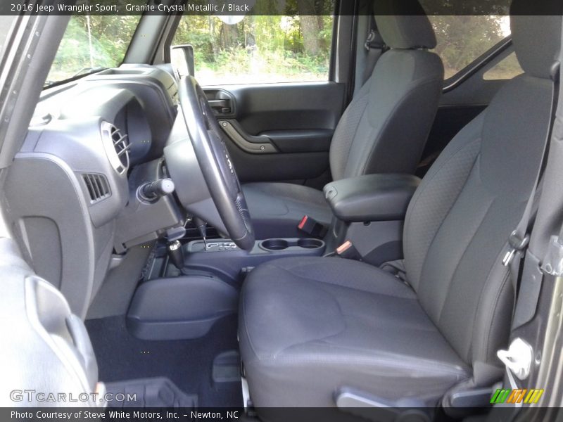 Granite Crystal Metallic / Black 2016 Jeep Wrangler Sport
