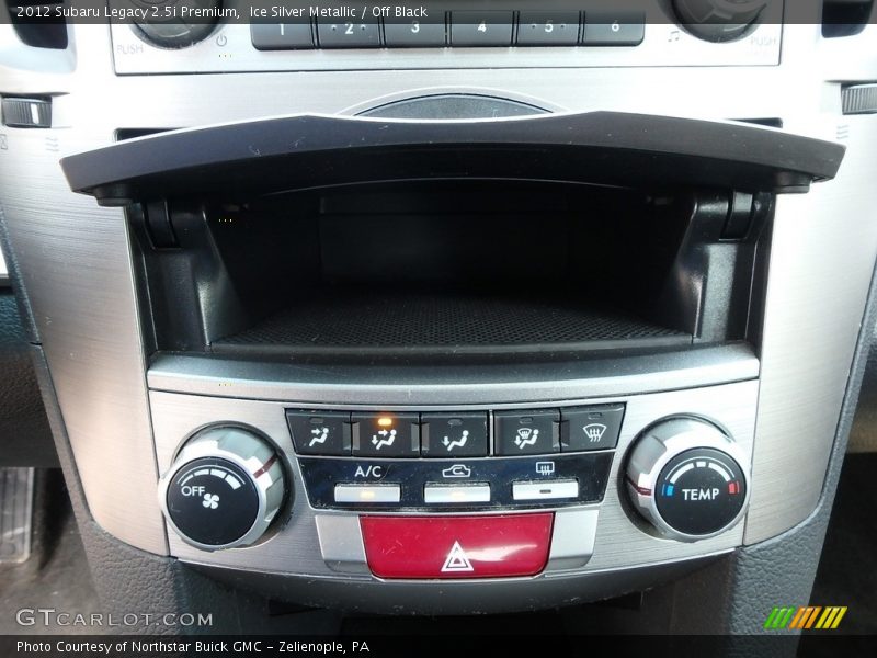 Ice Silver Metallic / Off Black 2012 Subaru Legacy 2.5i Premium