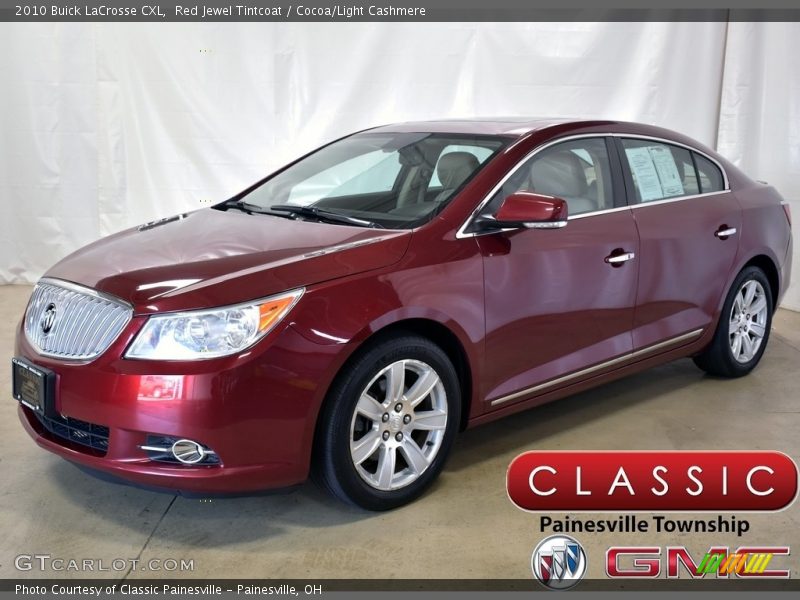 Red Jewel Tintcoat / Cocoa/Light Cashmere 2010 Buick LaCrosse CXL