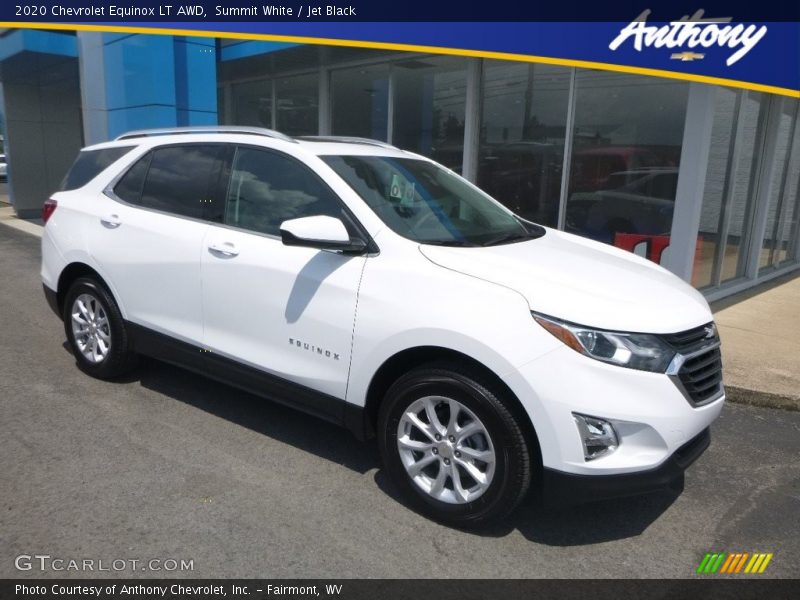 Summit White / Jet Black 2020 Chevrolet Equinox LT AWD