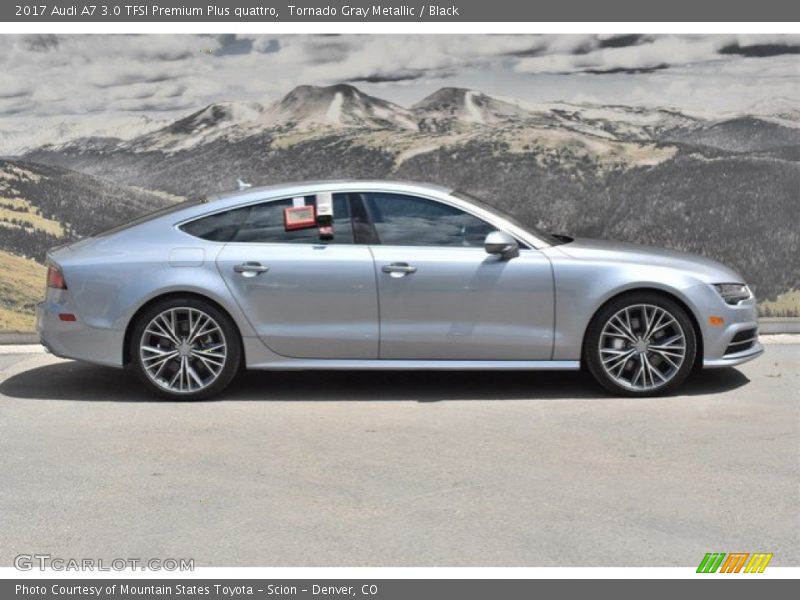 Tornado Gray Metallic / Black 2017 Audi A7 3.0 TFSI Premium Plus quattro