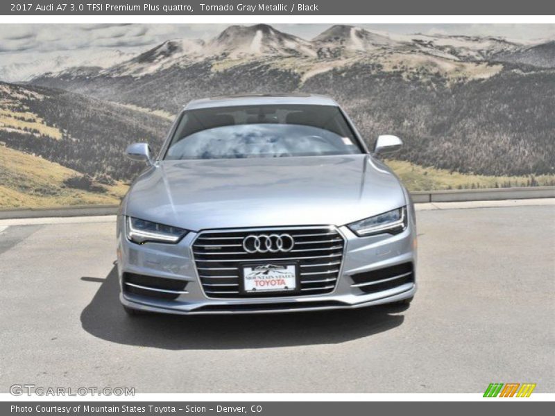 Tornado Gray Metallic / Black 2017 Audi A7 3.0 TFSI Premium Plus quattro