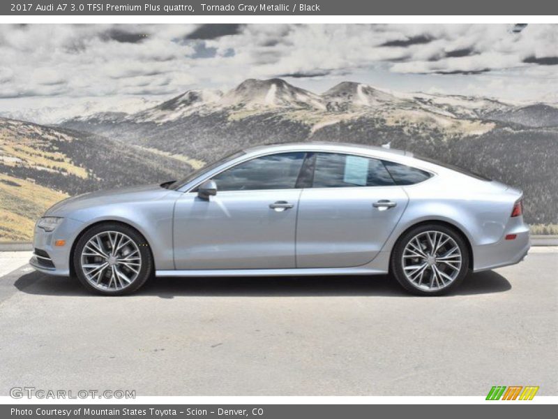 Tornado Gray Metallic / Black 2017 Audi A7 3.0 TFSI Premium Plus quattro