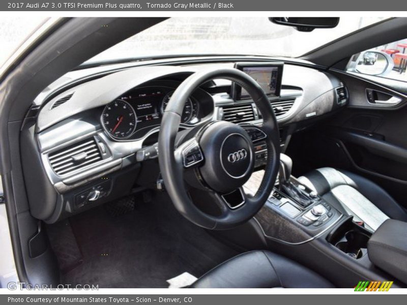 Tornado Gray Metallic / Black 2017 Audi A7 3.0 TFSI Premium Plus quattro