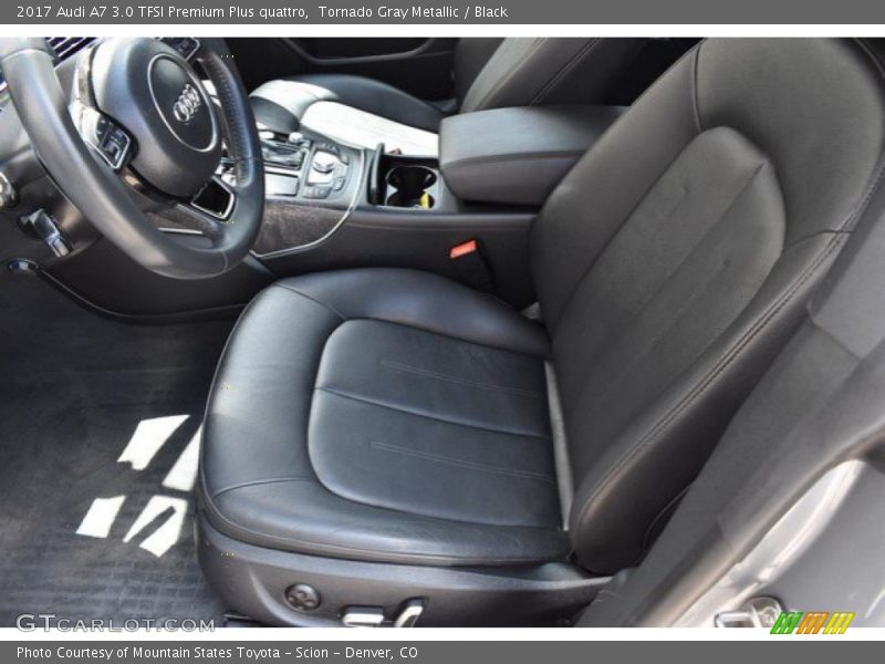 Tornado Gray Metallic / Black 2017 Audi A7 3.0 TFSI Premium Plus quattro