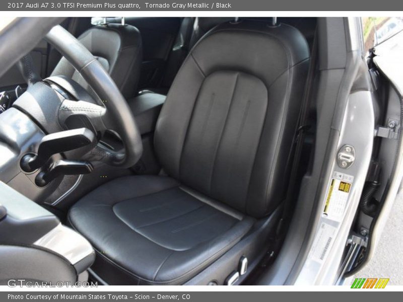 Tornado Gray Metallic / Black 2017 Audi A7 3.0 TFSI Premium Plus quattro