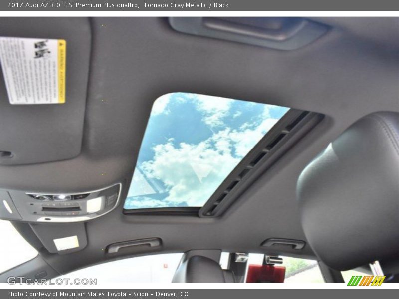 Tornado Gray Metallic / Black 2017 Audi A7 3.0 TFSI Premium Plus quattro