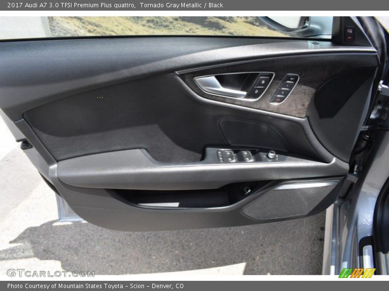 Tornado Gray Metallic / Black 2017 Audi A7 3.0 TFSI Premium Plus quattro