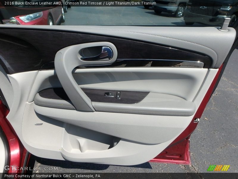 Crimson Red Tintcoat / Light Titanium/Dark Titanium 2016 Buick Enclave Leather AWD