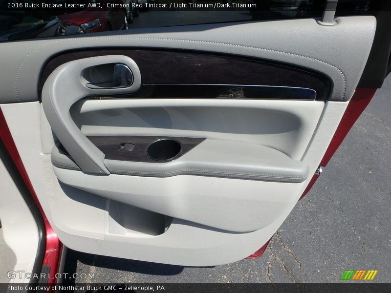 Crimson Red Tintcoat / Light Titanium/Dark Titanium 2016 Buick Enclave Leather AWD