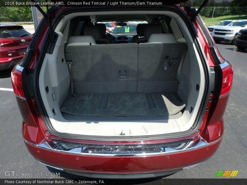 Crimson Red Tintcoat / Light Titanium/Dark Titanium 2016 Buick Enclave Leather AWD