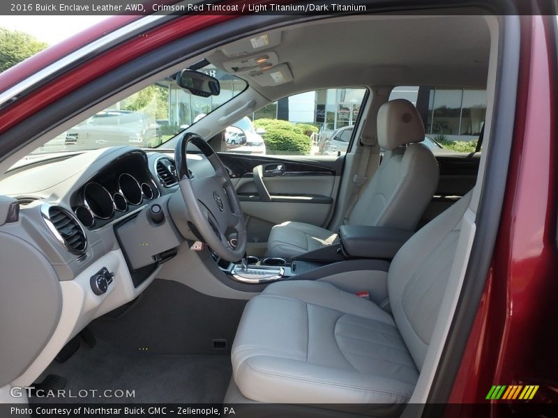 Crimson Red Tintcoat / Light Titanium/Dark Titanium 2016 Buick Enclave Leather AWD