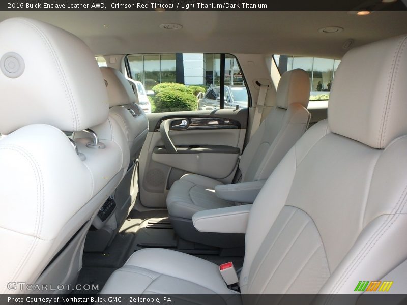 Crimson Red Tintcoat / Light Titanium/Dark Titanium 2016 Buick Enclave Leather AWD