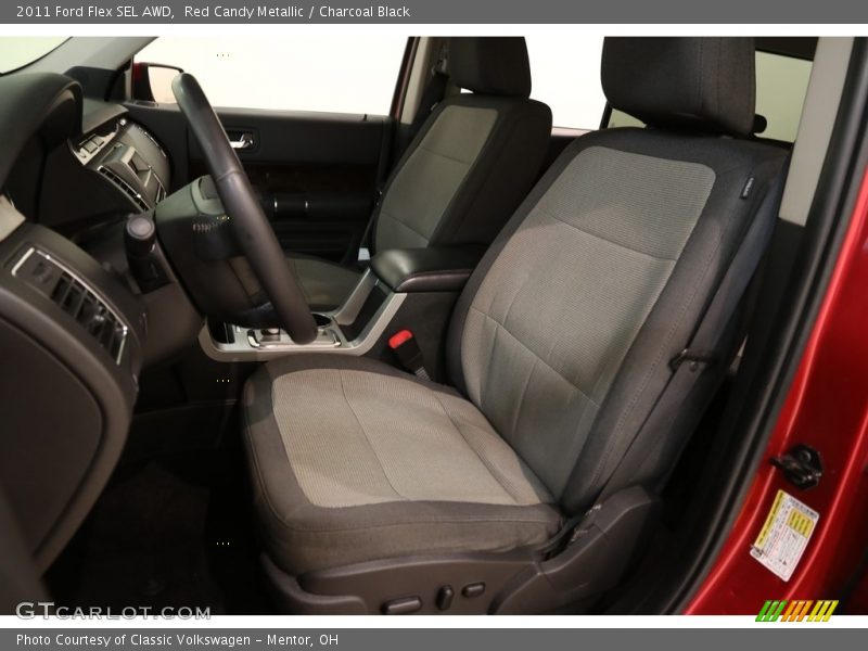 Red Candy Metallic / Charcoal Black 2011 Ford Flex SEL AWD