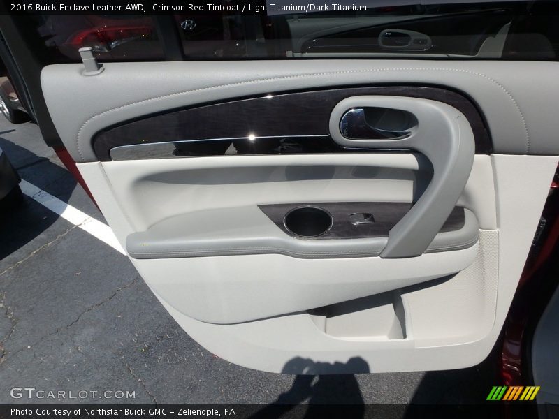 Crimson Red Tintcoat / Light Titanium/Dark Titanium 2016 Buick Enclave Leather AWD