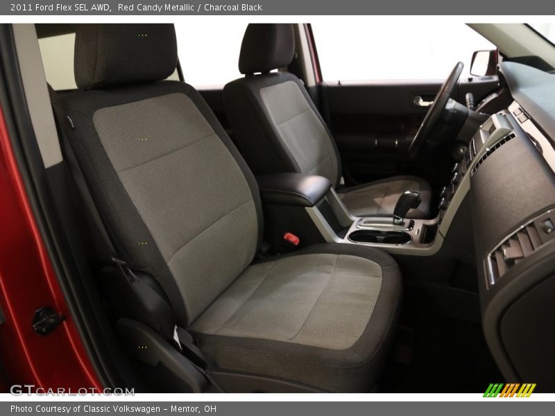 Red Candy Metallic / Charcoal Black 2011 Ford Flex SEL AWD