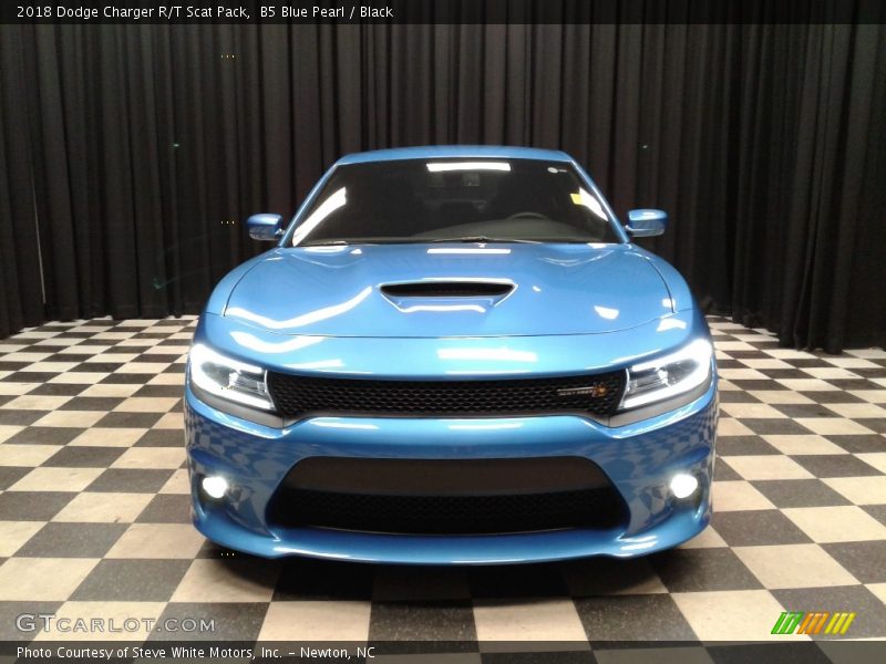 B5 Blue Pearl / Black 2018 Dodge Charger R/T Scat Pack