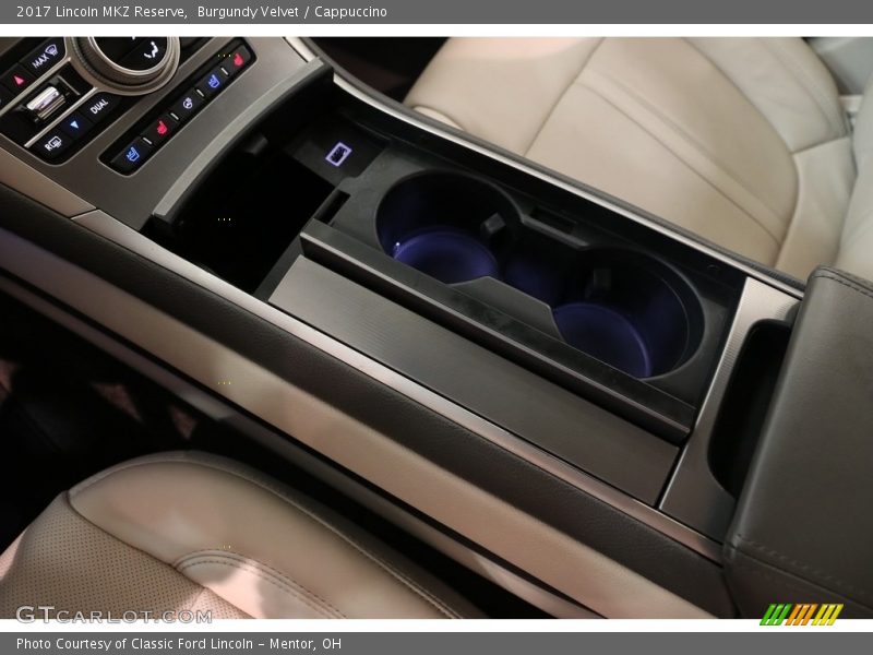 Burgundy Velvet / Cappuccino 2017 Lincoln MKZ Reserve