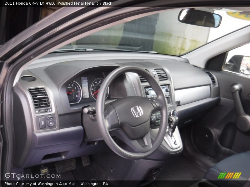 Polished Metal Metallic / Black 2011 Honda CR-V LX 4WD
