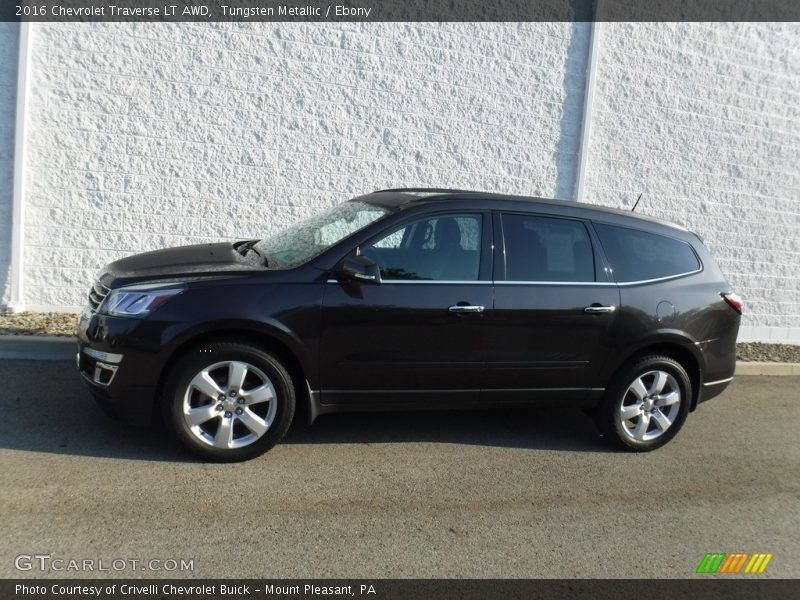 Tungsten Metallic / Ebony 2016 Chevrolet Traverse LT AWD
