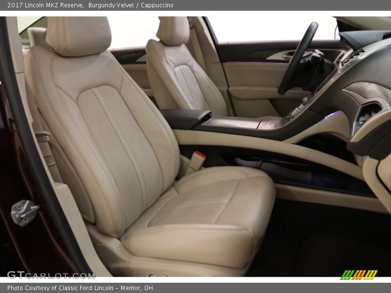 Burgundy Velvet / Cappuccino 2017 Lincoln MKZ Reserve