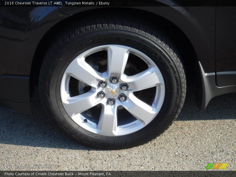 Tungsten Metallic / Ebony 2016 Chevrolet Traverse LT AWD