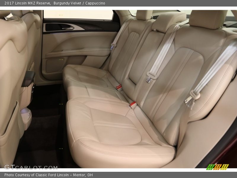Burgundy Velvet / Cappuccino 2017 Lincoln MKZ Reserve