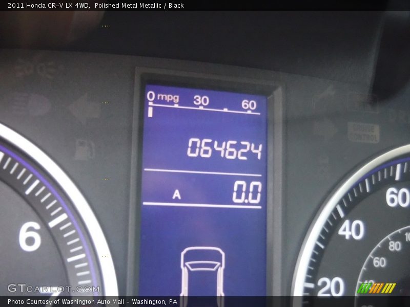 Polished Metal Metallic / Black 2011 Honda CR-V LX 4WD