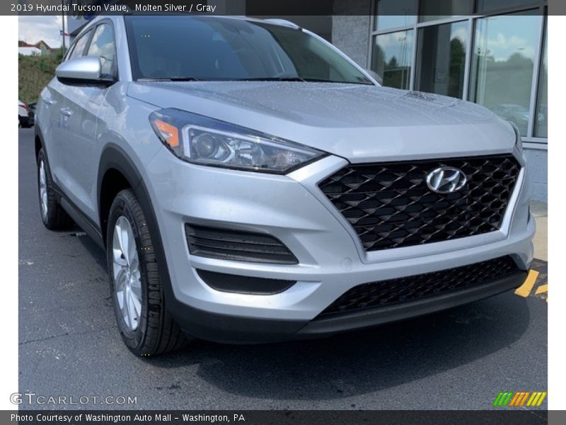 Molten Silver / Gray 2019 Hyundai Tucson Value