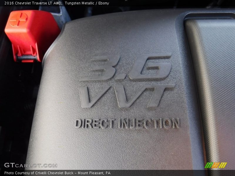 Tungsten Metallic / Ebony 2016 Chevrolet Traverse LT AWD