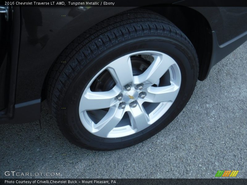 Tungsten Metallic / Ebony 2016 Chevrolet Traverse LT AWD
