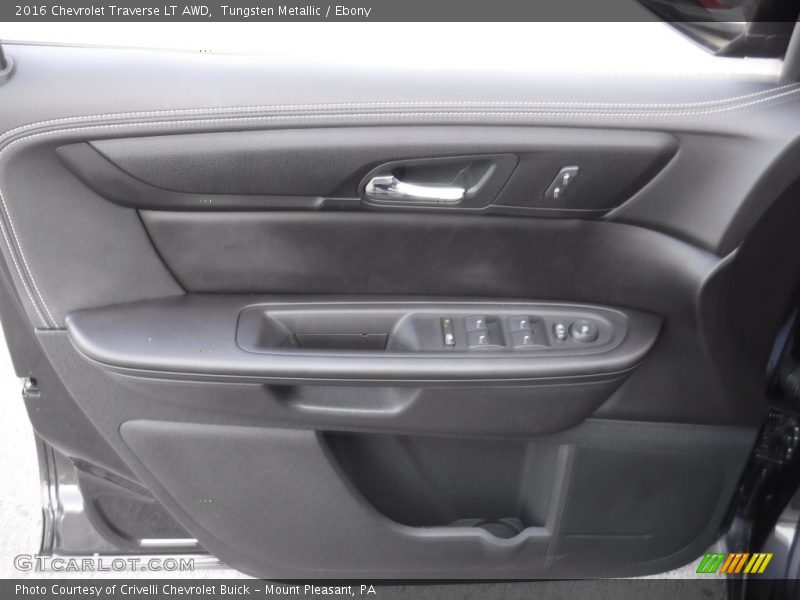 Tungsten Metallic / Ebony 2016 Chevrolet Traverse LT AWD