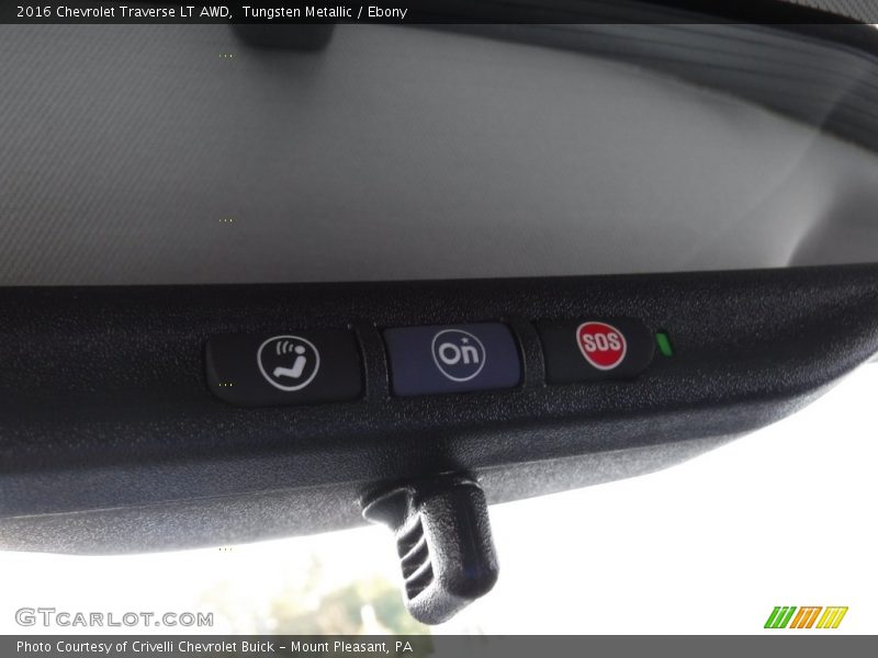 Tungsten Metallic / Ebony 2016 Chevrolet Traverse LT AWD